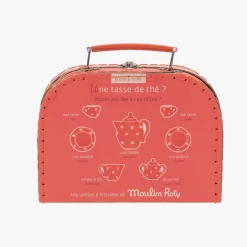 Moulin Roty Valise Dînette à Pois -Magasin bébé 632400 dos gris