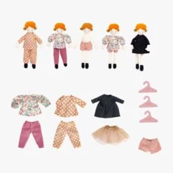 Moulin Roty Valise Et Poupée La Petite Penderie -Magasin bébé 642564 4 gris