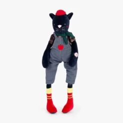 Moulin Roty Peluche Chat Eddie 6 Moulin Roty Peluche Chat Eddie -Magasin bébé 642777 3 gris