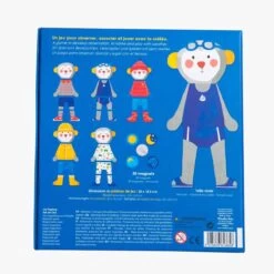 Moulin Roty Jeu Magnétique Je M'habille -Magasin bébé 661365 2 gris