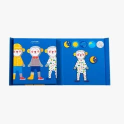 Moulin Roty Jeu Magnétique Je M'habille -Magasin bébé 661365 7 gris