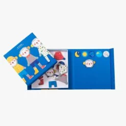 Moulin Roty Jeu Magnétique Je M'habille -Magasin bébé 661365 8 gris