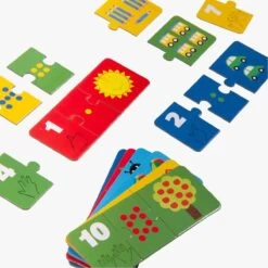 Moulin Roty Puzzle Chiffres 1 à 10 -Magasin bébé 661373 4 gris