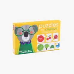 Moulin Roty Puzzles Les Couleurs -Magasin bébé 661374 1 gris