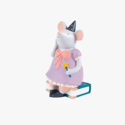 Moulin Roty Tirelire Souris Rose