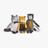 Moulin Roty Petite Peluche Chat Gris Clair Fernand