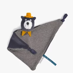 Moulin Roty Doudou à Broder Chat Gris Alphonse -Magasin bébé 666015 2 gris