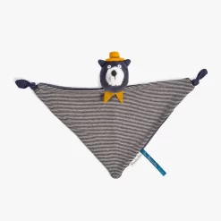 Moulin Roty Doudou à Broder Chat Gris Alphonse -Magasin bébé 666015 3 gris