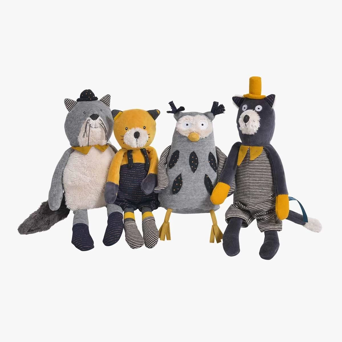 Moulin Roty Peluche Chat Alphonse 2 Moulin Roty Peluche Chat Alphonse – Image 2