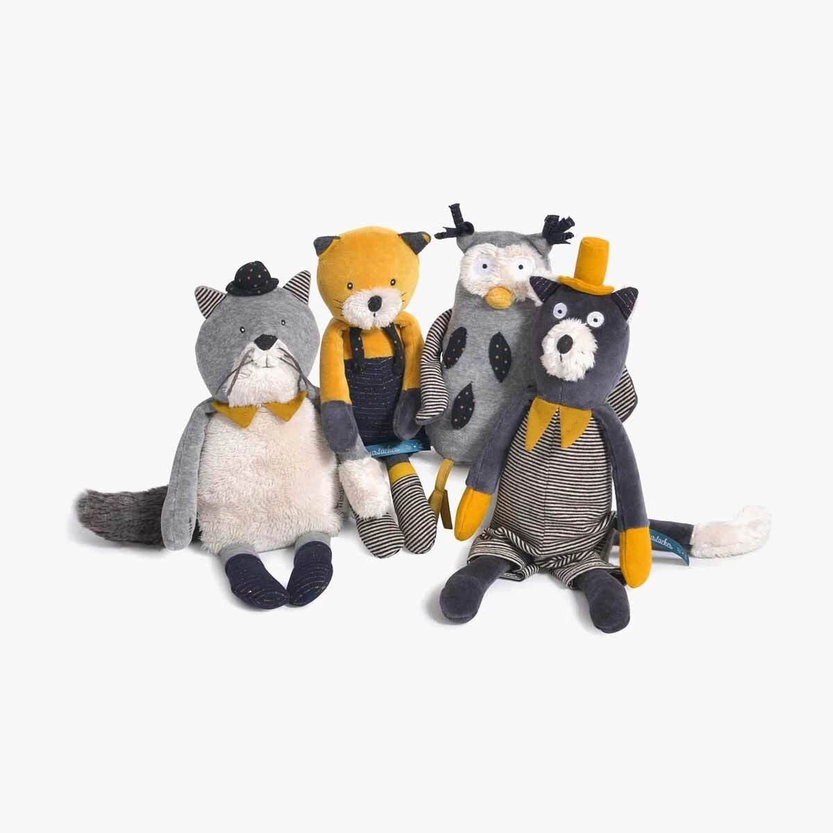 Moulin Roty Peluche Chat Fernand 2 Moulin Roty Peluche Chat Fernand – Image 2