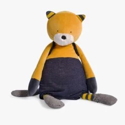 Moulin Roty Peluche Géante Chat Moutarde Lulu -Magasin bébé 666023 1 gris