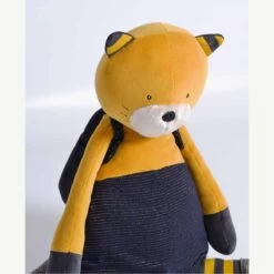 Moulin Roty Peluche Géante Chat Moutarde Lulu -Magasin bébé 666023 2 gris