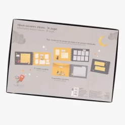 Moulin Roty Album Souvenirs D'école Français Anglais -Magasin bébé 666312 8 gris