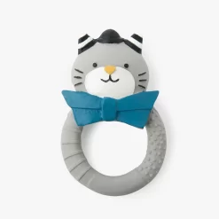 Moulin Roty Anneau De Dentition Chat Gris