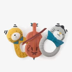 Moulin Roty Anneau De Dentition Chat Moutarde