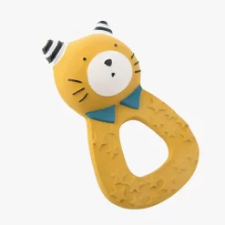 Moulin Roty Anneau De Dentition Chat Moutarde -Magasin bébé 666372 2 gris