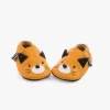Moulin Roty Chaussons Cuir Chat Moutarde