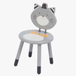 Moulin Roty Chaise Enfant Grise Fernand -Magasin bébé 666701 2 gris