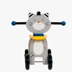 Moulin Roty Porteur Bois Chat -Magasin bébé 666741 4 gris 2