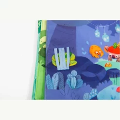 Moulin Roty Grand Livre Tissu D'activités