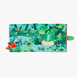 Moulin Roty Grand Livre Tissu D'activités -Magasin bébé 668085 5 gris