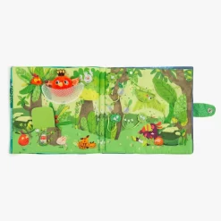 Moulin Roty Grand Livre Tissu D'activités -Magasin bébé 668085 7 gris