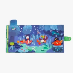 Moulin Roty Grand Livre Tissu D'activités -Magasin bébé 668085 9 gris