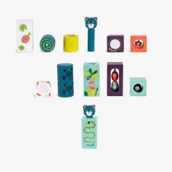 Moulin Roty Cubes D'activités -Magasin bébé 668101 3 gris