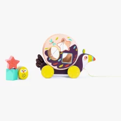 Moulin Roty Boîte à Formes à Tirer Pakou 15 Moulin Roty Boîte à Formes à Tirer Pakou -Magasin bébé 668365 3 gris