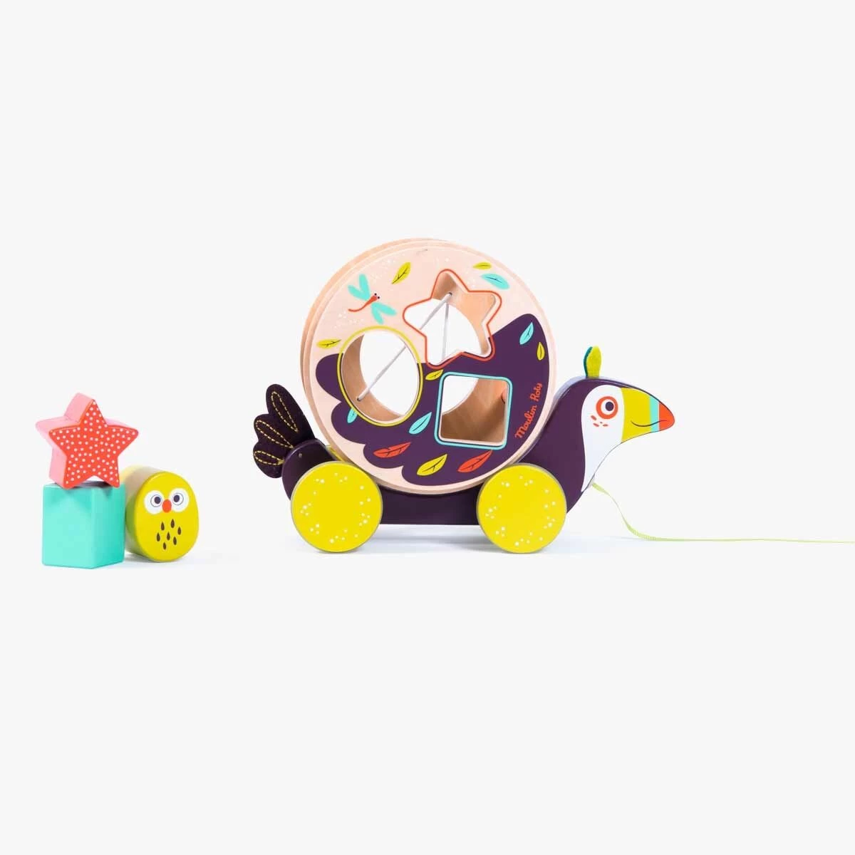 Moulin Roty Boîte à Formes à Tirer Pakou 3 Moulin Roty Boîte à Formes à Tirer Pakou – Image 3