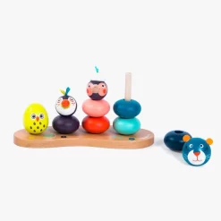 Moulin Roty Animaux à Empiler -Magasin bébé 668379 4 gris