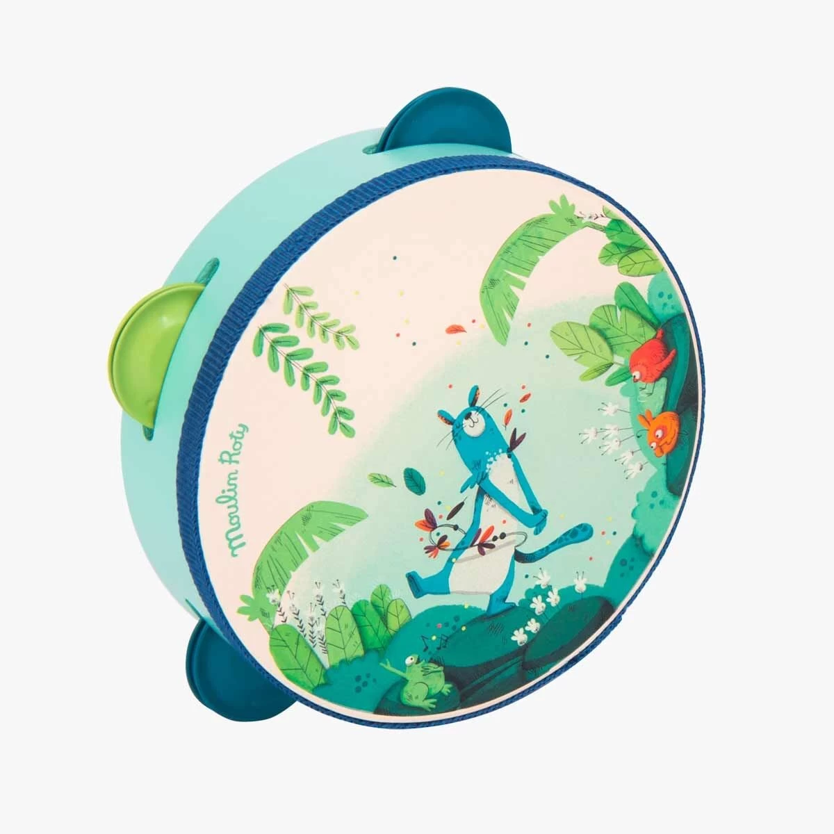 Moulin Roty Tambourin Bleu Zimba 3 Moulin Roty Tambourin Bleu Zimba – Image 3