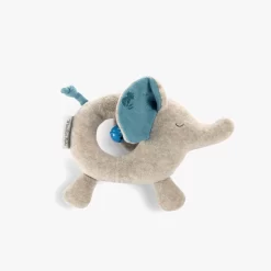 Moulin Roty Anneau-hochet éléphant