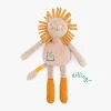 Moulin Roty Doudou-hochet Lion