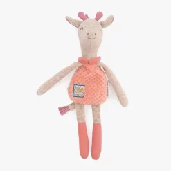 Moulin Roty Doudou-hochet Girafe -Magasin bébé 669025 2 gris
