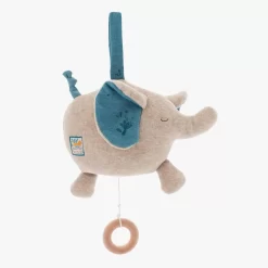 Moulin Roty Peluche Musicale Eléphant