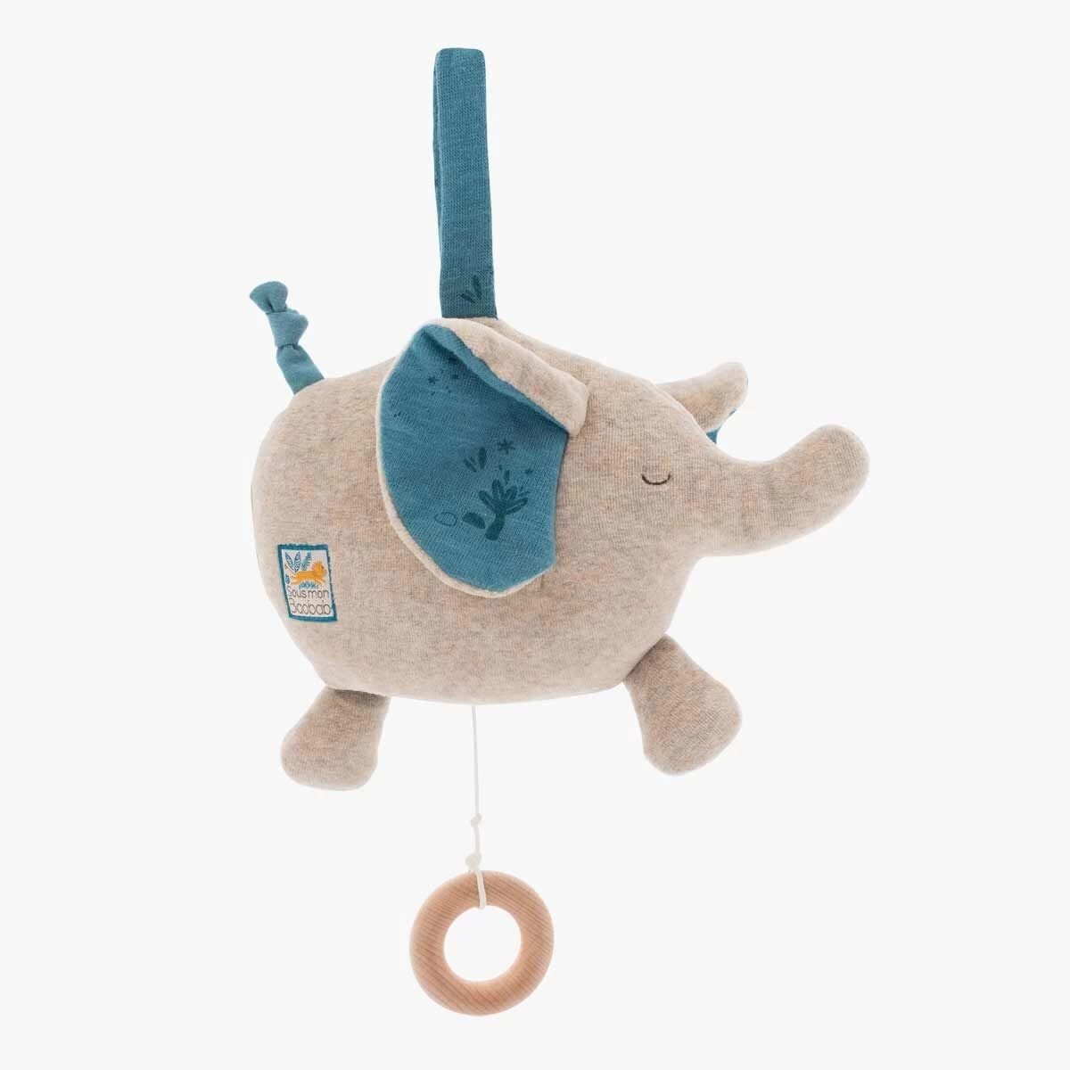 Moulin Roty Peluche Musicale Eléphant 1 Moulin Roty Peluche Musicale Eléphant