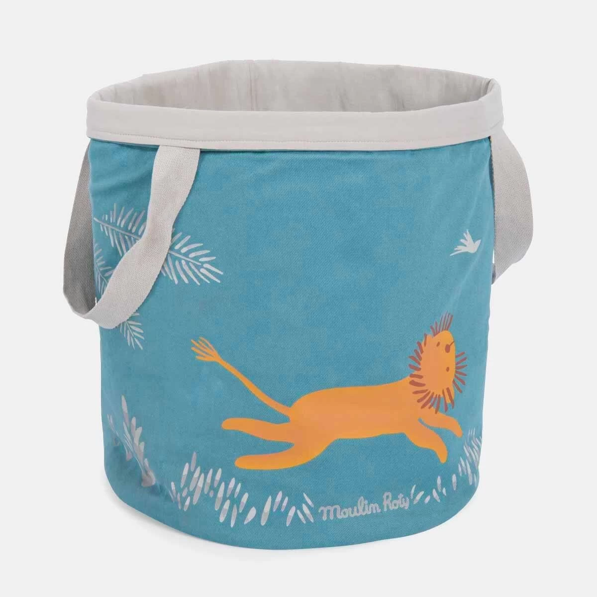 Moulin Roty Grand Panier Motif Lion 1 Moulin Roty Grand Panier Motif Lion