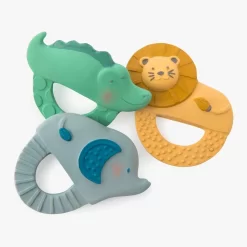 Moulin Roty Anneau De Dentition Lion 9 Moulin Roty Anneau De Dentition Lion -Magasin bébé 669371 372 373 gris