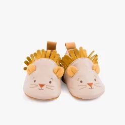 Moulin Roty Chaussons Cuir Lion Beige 12-18 Mois 8 Moulin Roty Chaussons Cuir Lion Beige 12-18 Mois -Magasin bébé 669753 1 gris 1