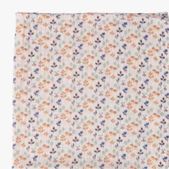 Moulin Roty Drap Housse Crème Motif Cueillette Lit Bébé 70 X 140 Cm