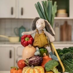 Moulin Roty Peluche Lapin Ocre -Magasin bébé 6 1