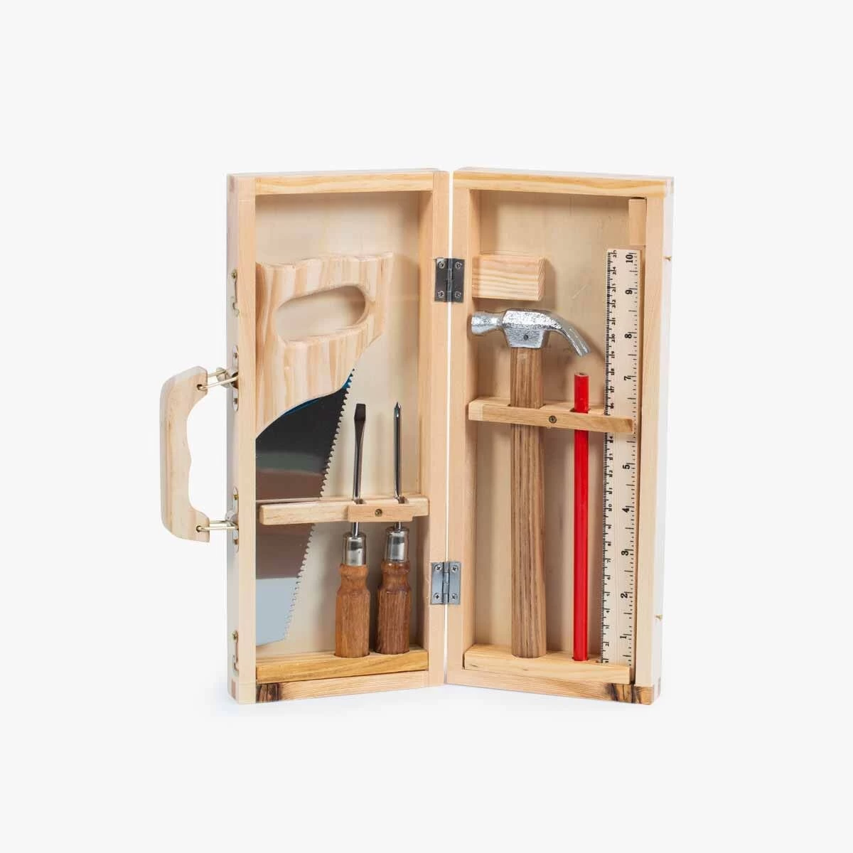 Moulin Roty Petite Valise Bricolage (6 Outils) 2 Moulin Roty Petite Valise Bricolage (6 Outils) – Image 2