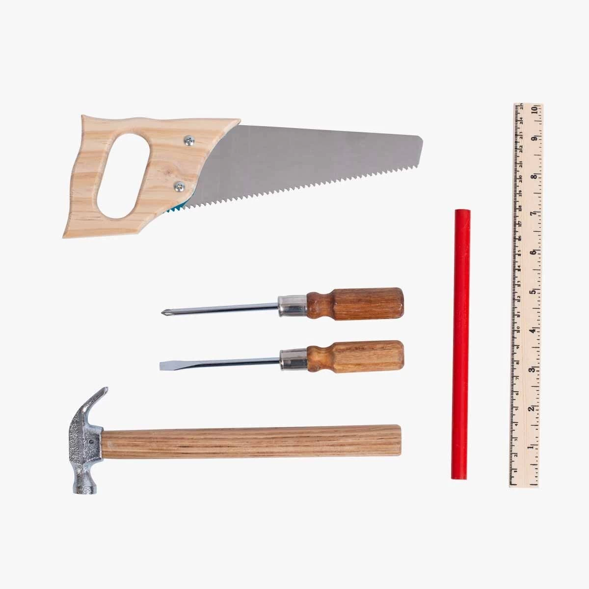 Moulin Roty Petite Valise Bricolage (6 Outils) 4 Moulin Roty Petite Valise Bricolage (6 Outils) – Image 4