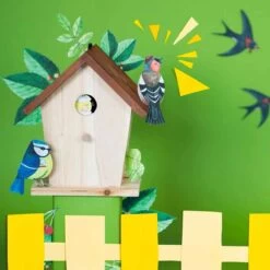 Moulin Roty Cabane à Oiseaux -Magasin bébé 712301 3 gris 1