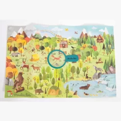 Moulin Roty Puzzle La Forêt 96 Pièces -Magasin bébé 712408 foret6 gris