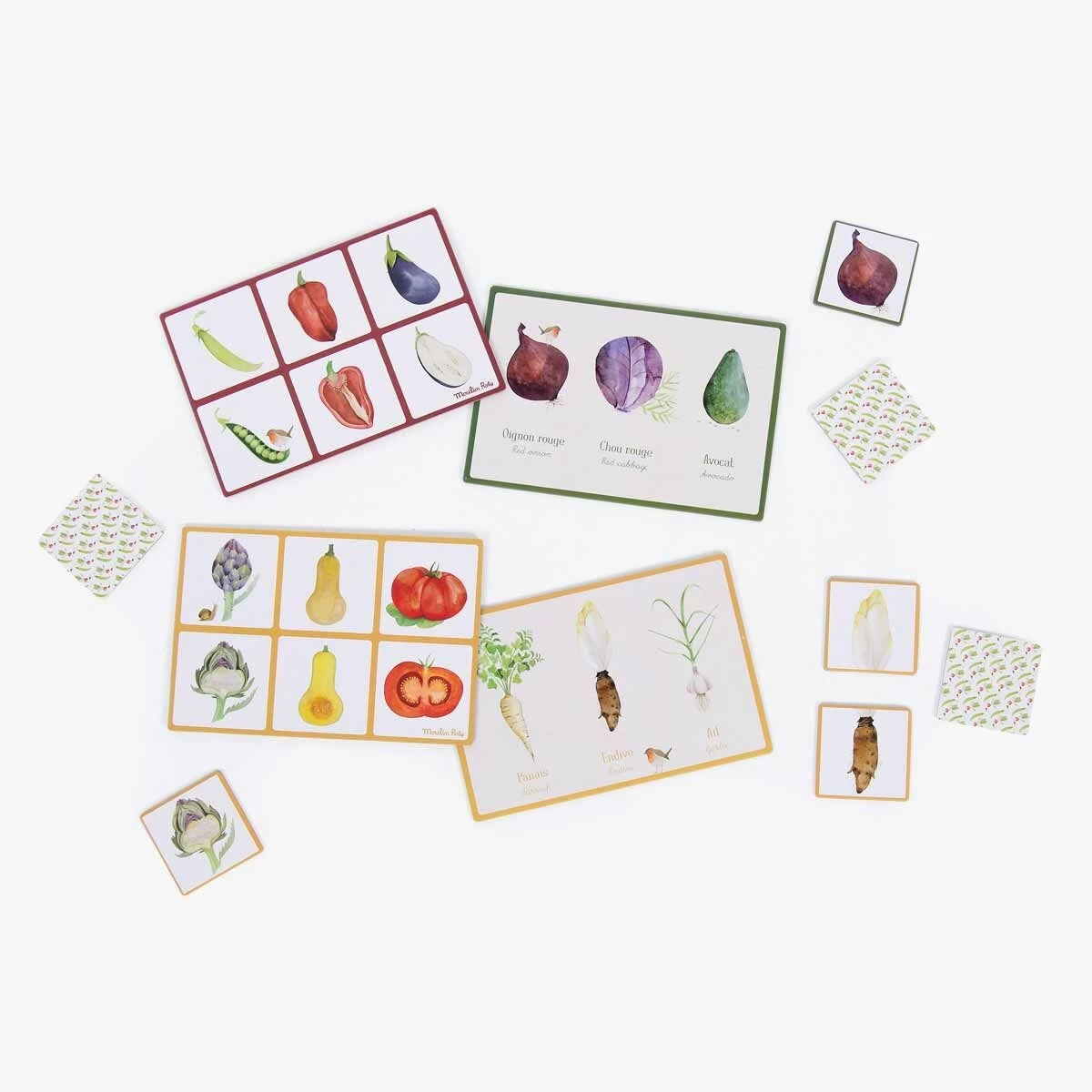 Moulin Roty Mon Loto Mémo Des Légumes 2 Moulin Roty Mon Loto Mémo Des Légumes – Image 2