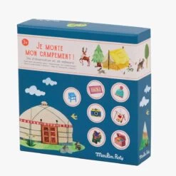 Moulin Roty Jeu De Mémoire Je Monte Mon Campement 8 Moulin Roty Jeu De Mémoire Je Monte Mon Campement -Magasin bébé 712420 4 gris