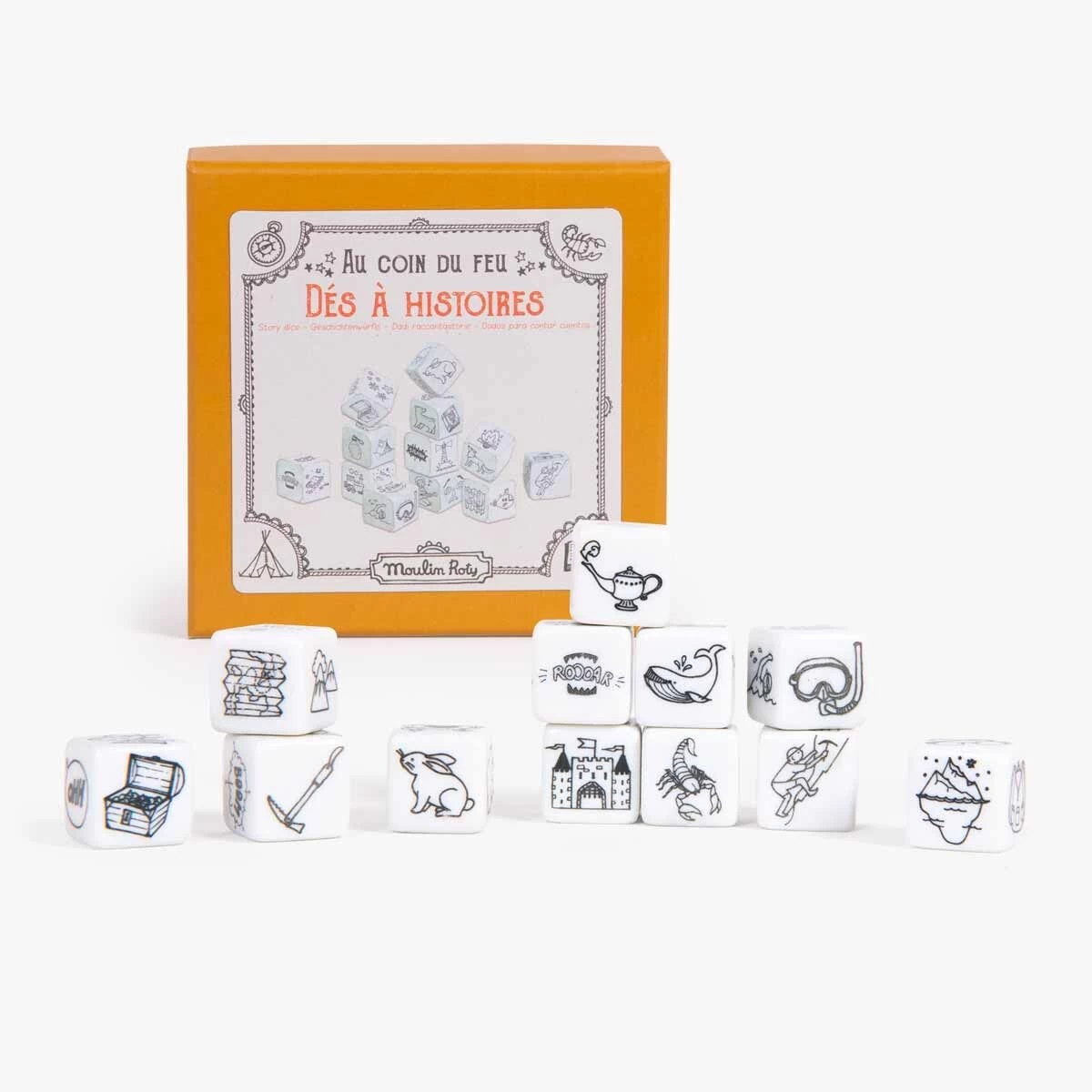 Moulin Roty Dés à Histoires Au Coin Du Feu 1 Moulin Roty Dés à Histoires Au Coin Du Feu