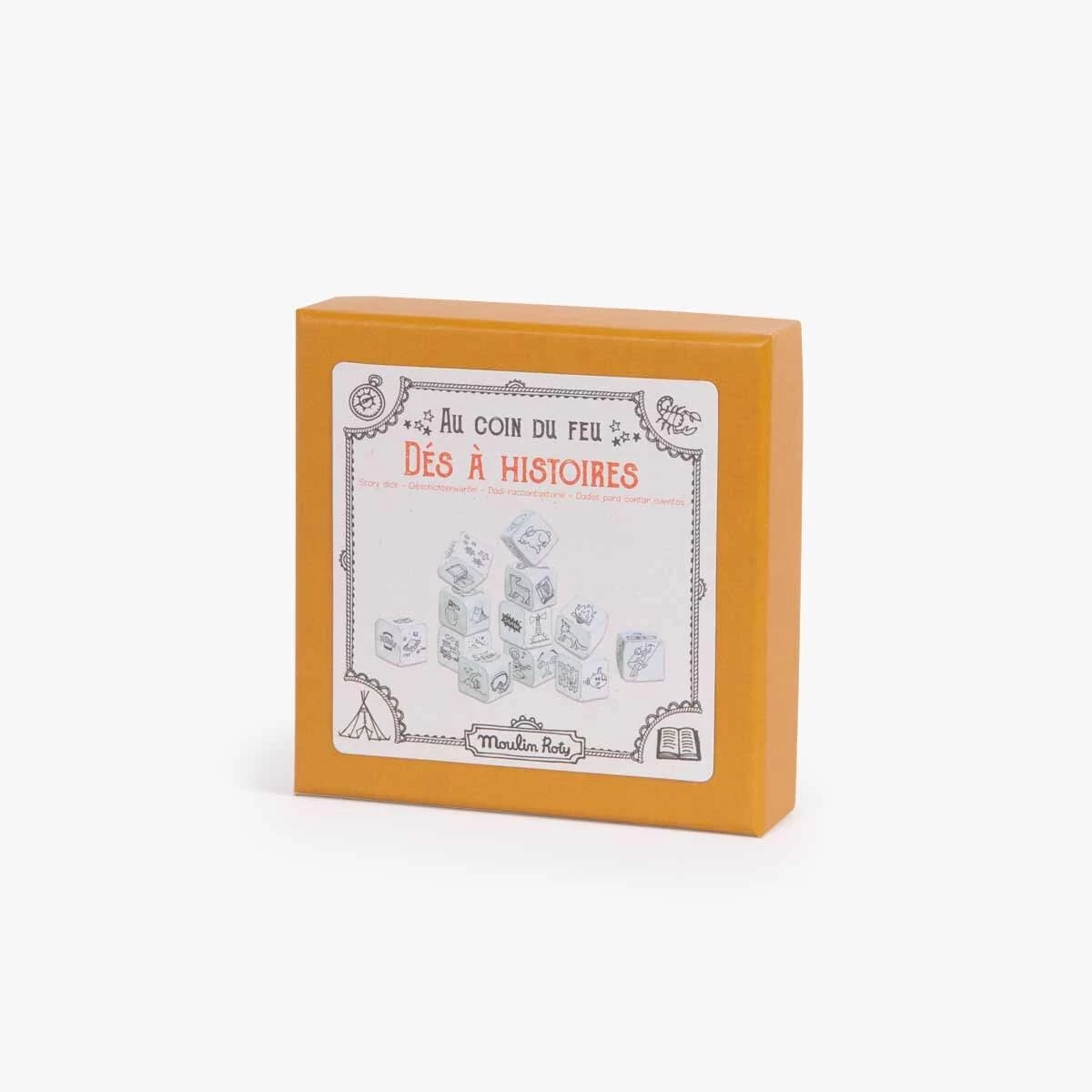 Moulin Roty Dés à Histoires Au Coin Du Feu 2 Moulin Roty Dés à Histoires Au Coin Du Feu – Image 2